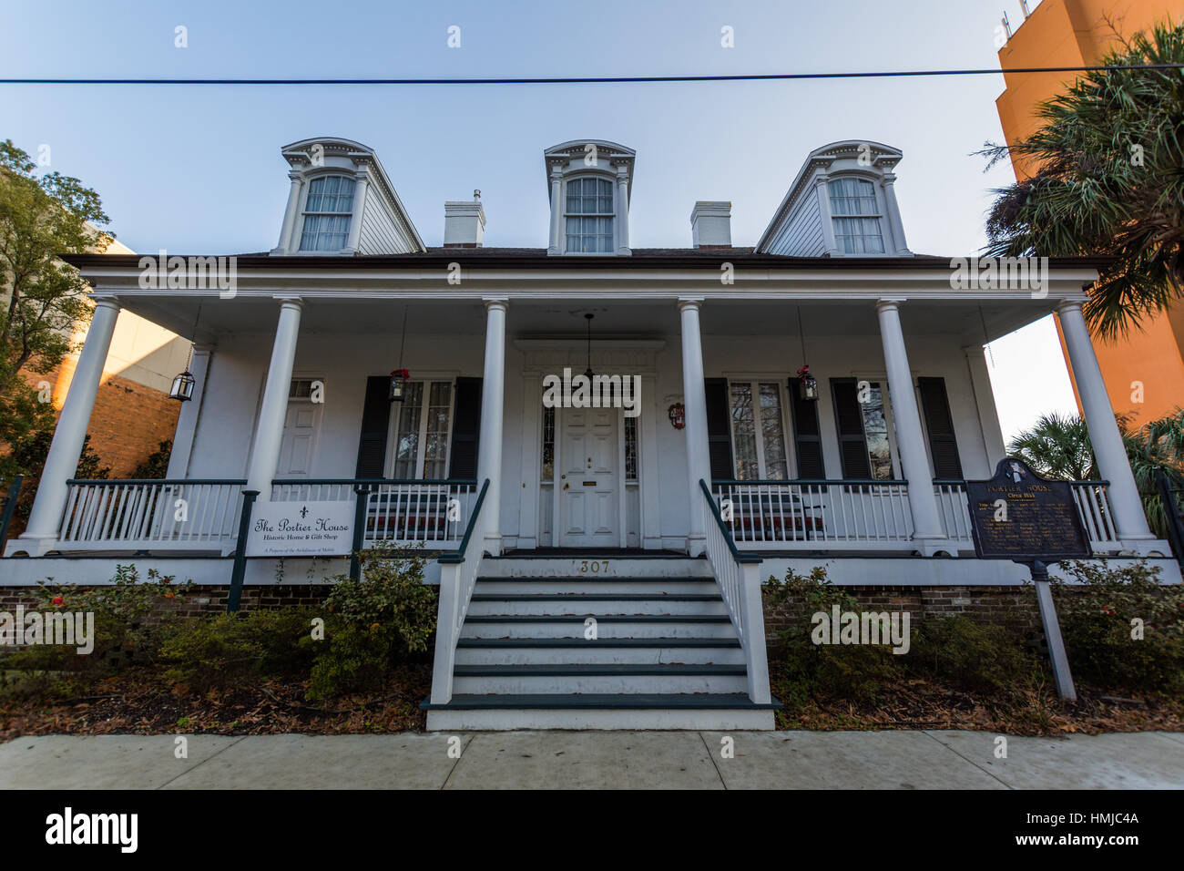 Historic Downtown Mobile, Alabama during a Warm Day Stock Photo Alamy