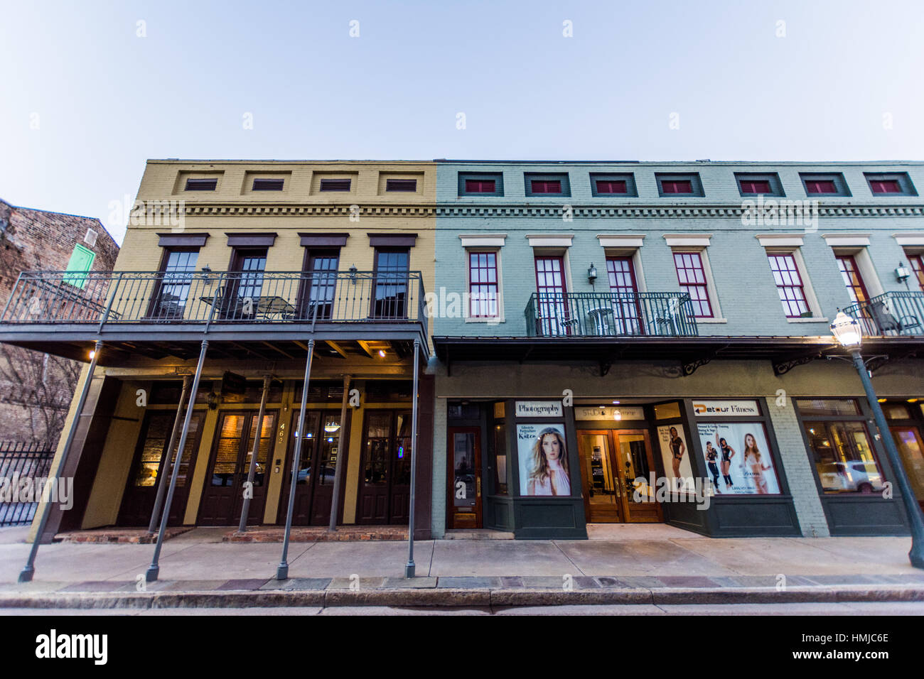 Historic Downtown Mobile, Alabama during a Warm Day Stock Photo Alamy
