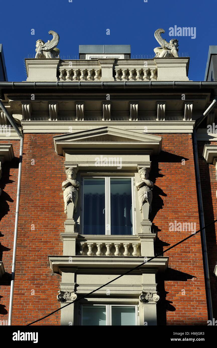 facade of Scandic City Hotel, Ostergade 10, Aarhus, Jutland Peninsula, Denmark, Northern Europe. Stock Photo