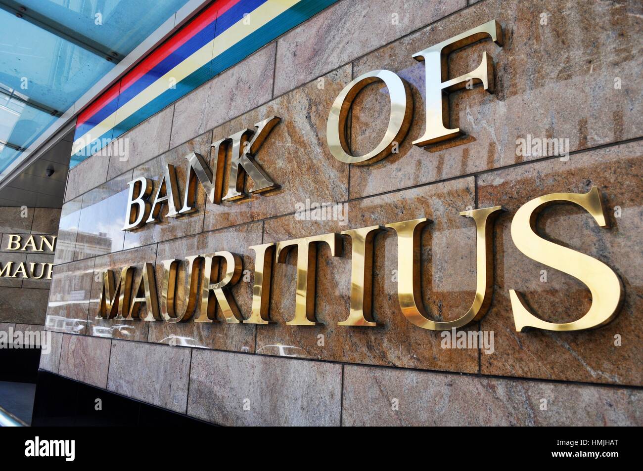 Mauritius, Port Louis, the Bank of Mauritius Stock Photo Alamy