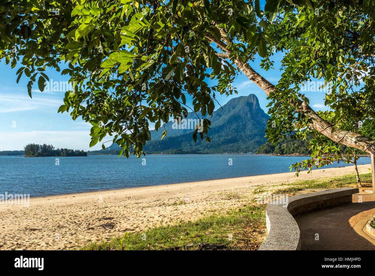 A hotel in Pasir Panjang (Long Beach), Santubong, Sarawak, Malaysia