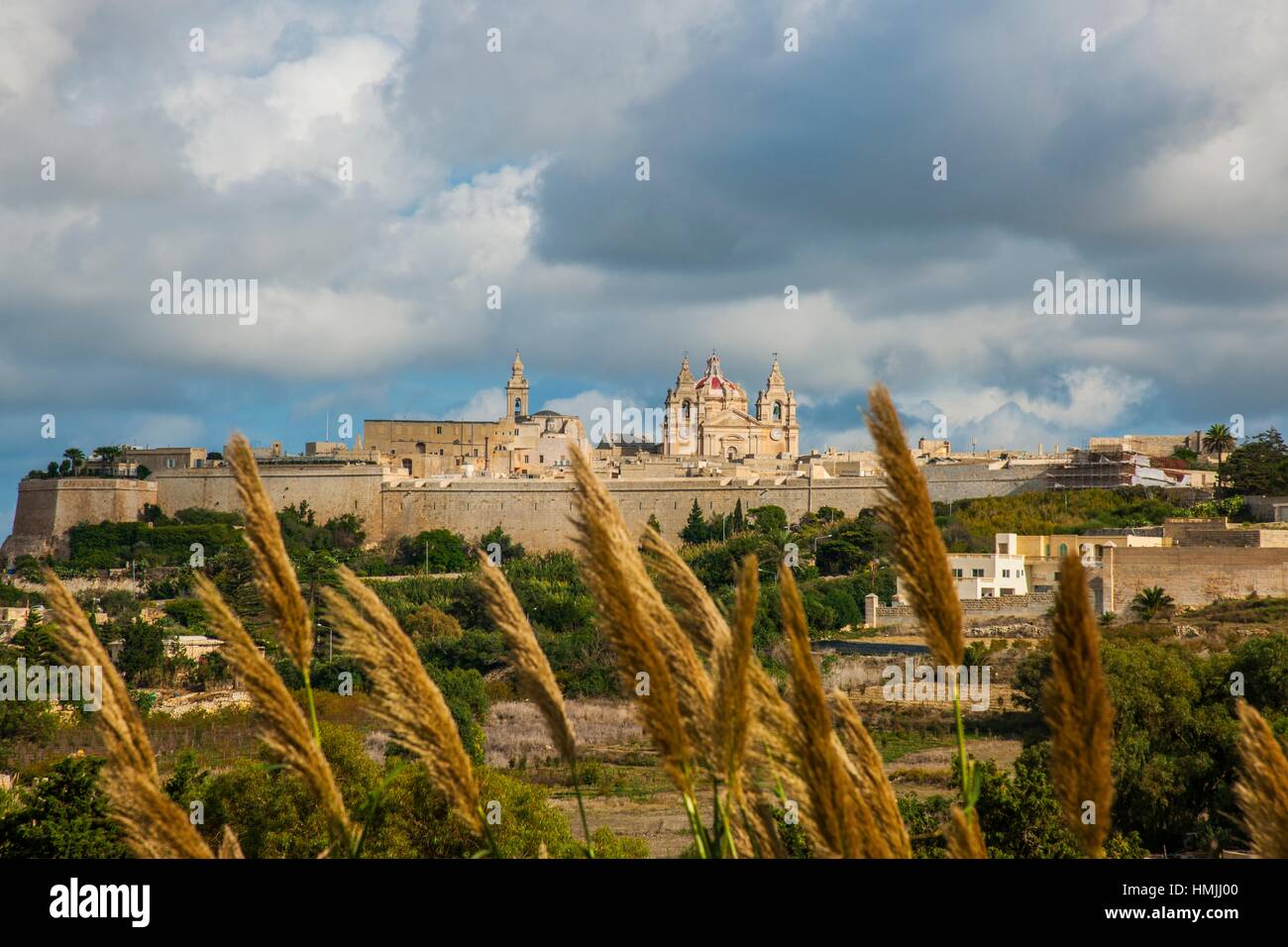 Malta. Mdina, the Silent City Stock Photo