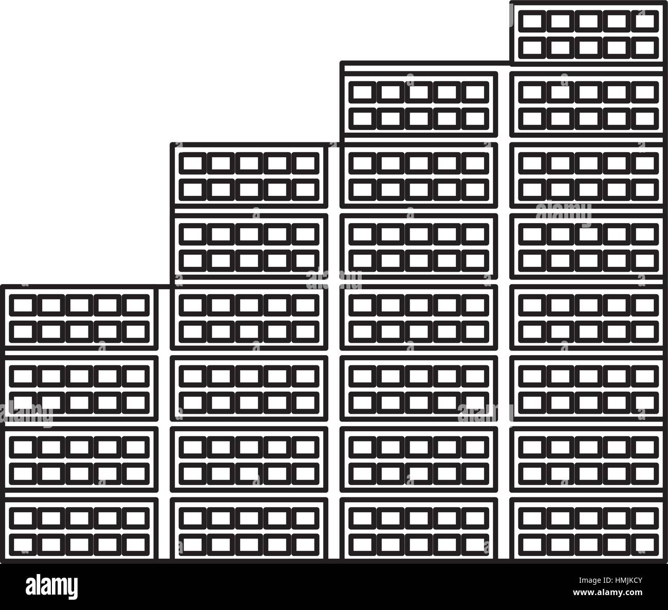bricks wall construction icon vector illustration design Stock Vector ...