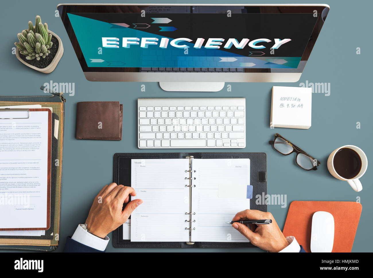 Strategy Progress Efficiency Teamwork Concept Stock Photo - Alamy