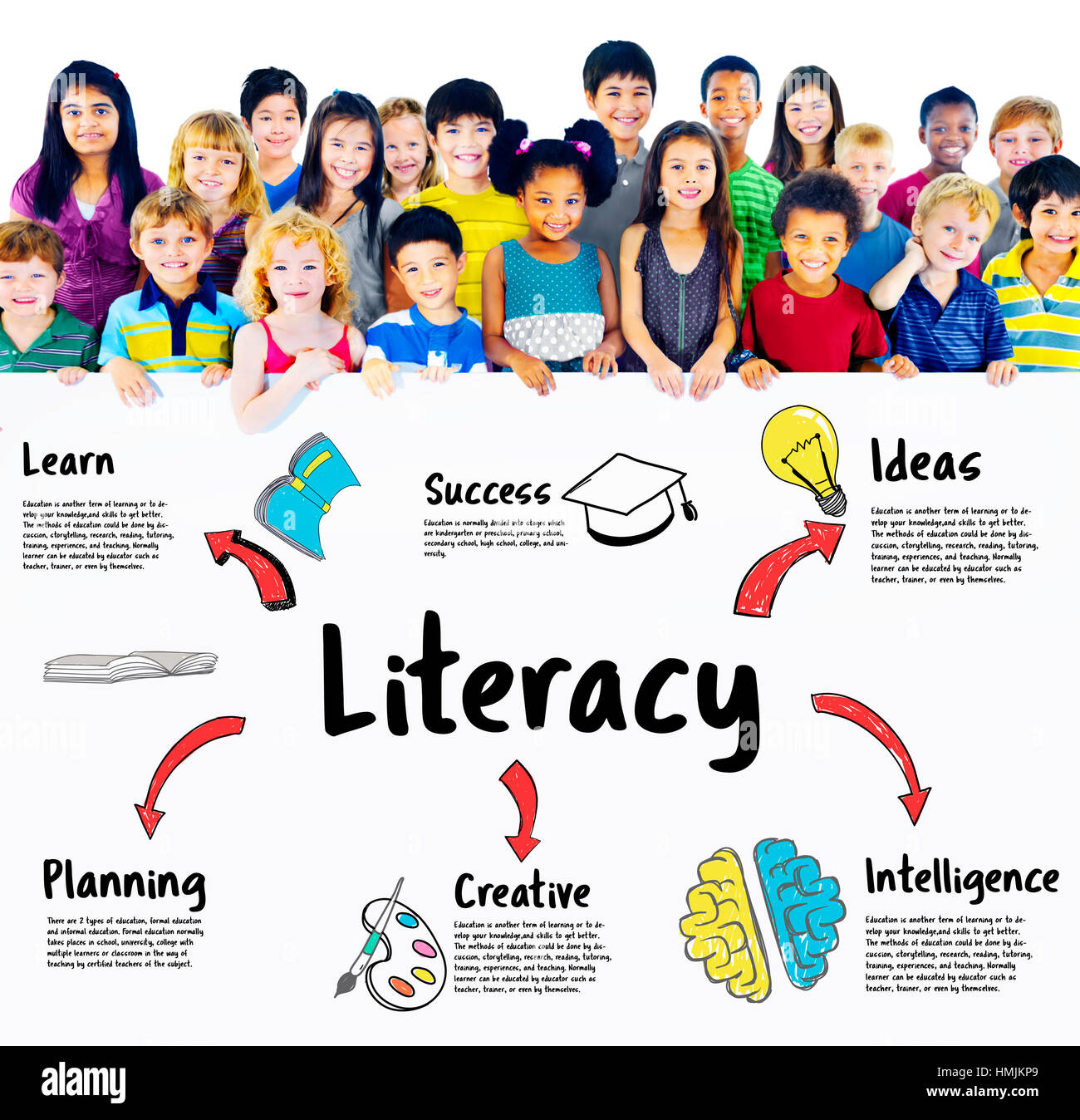 Learning School Education Diagram Concept Stock Photo Alamy