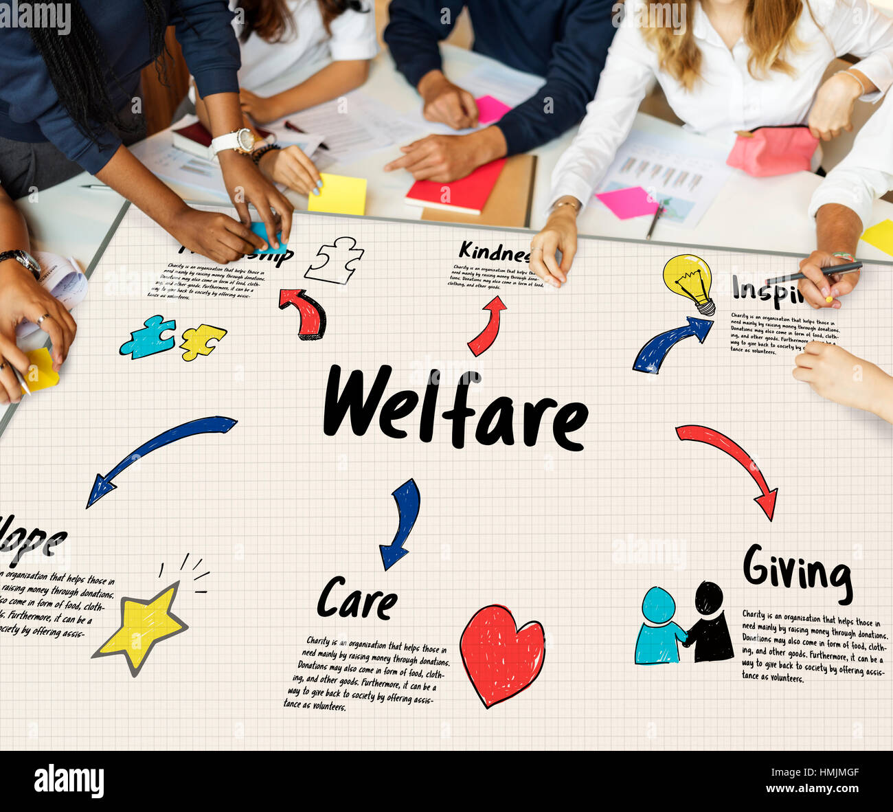 Charity Donations Help Support Giving Community Concept Stock Photo - Alamy