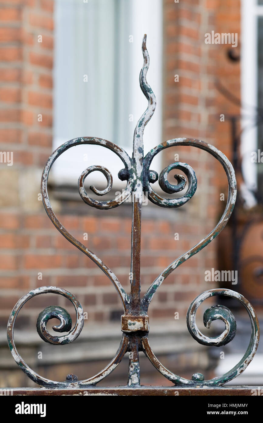 cast iron decorative gate Stock Photo Alamy