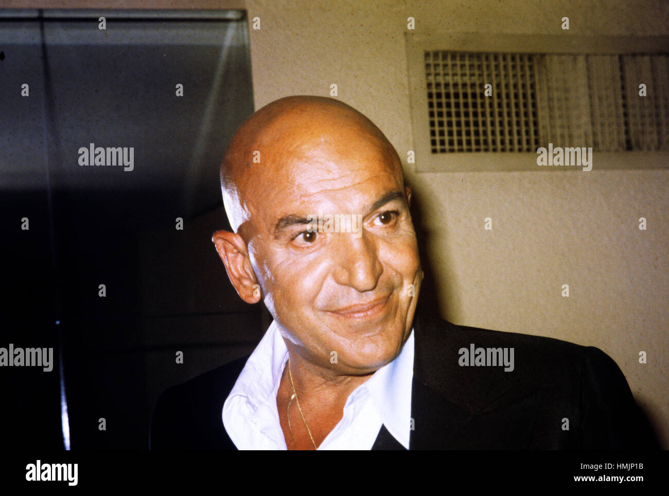 American actor Telly Savalas photographed on September 9, 1979. Stock Photo