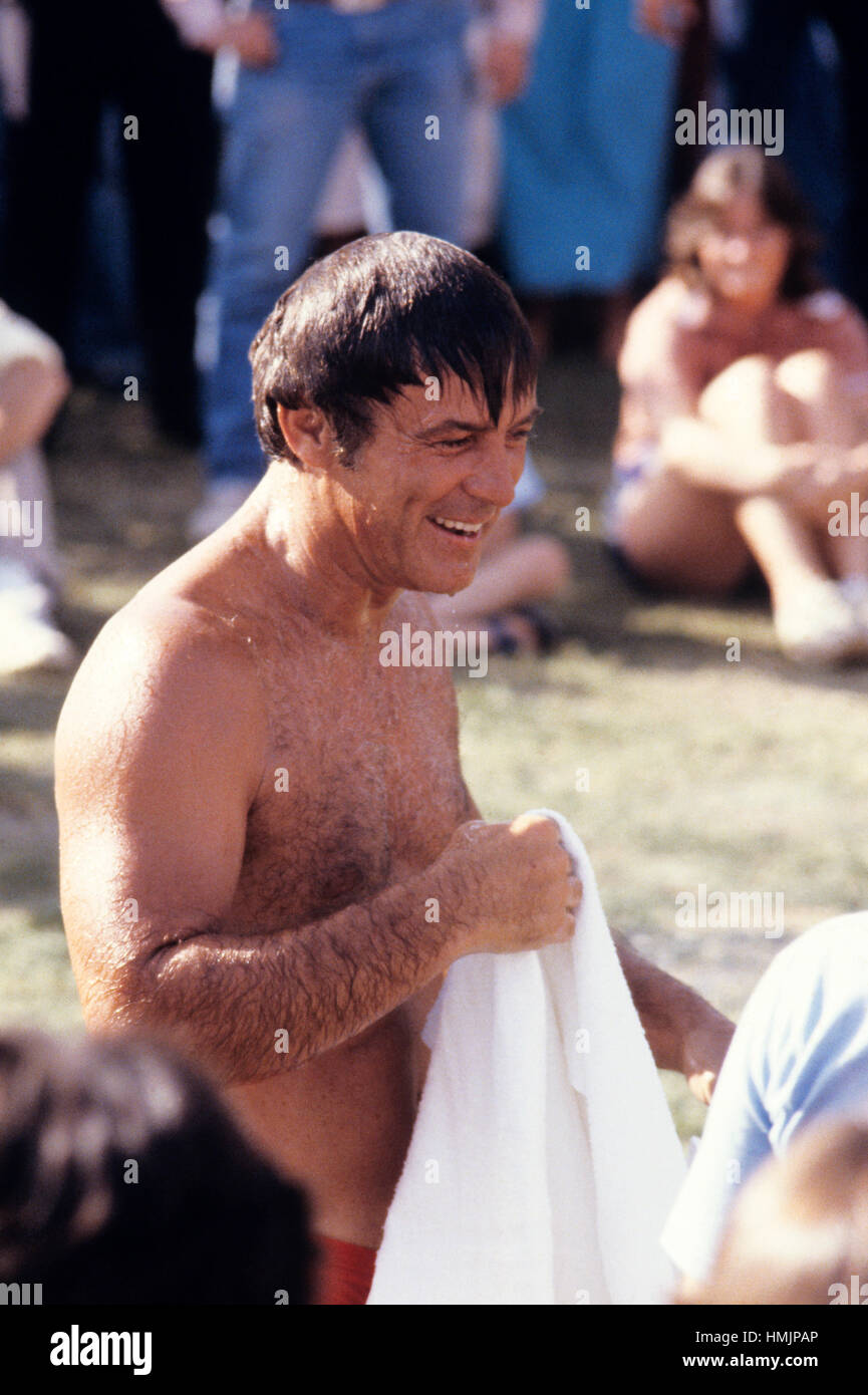 Robert Conrad photographed April 21 1979 at the Battle Of The Network Stars event. Stock Photo
