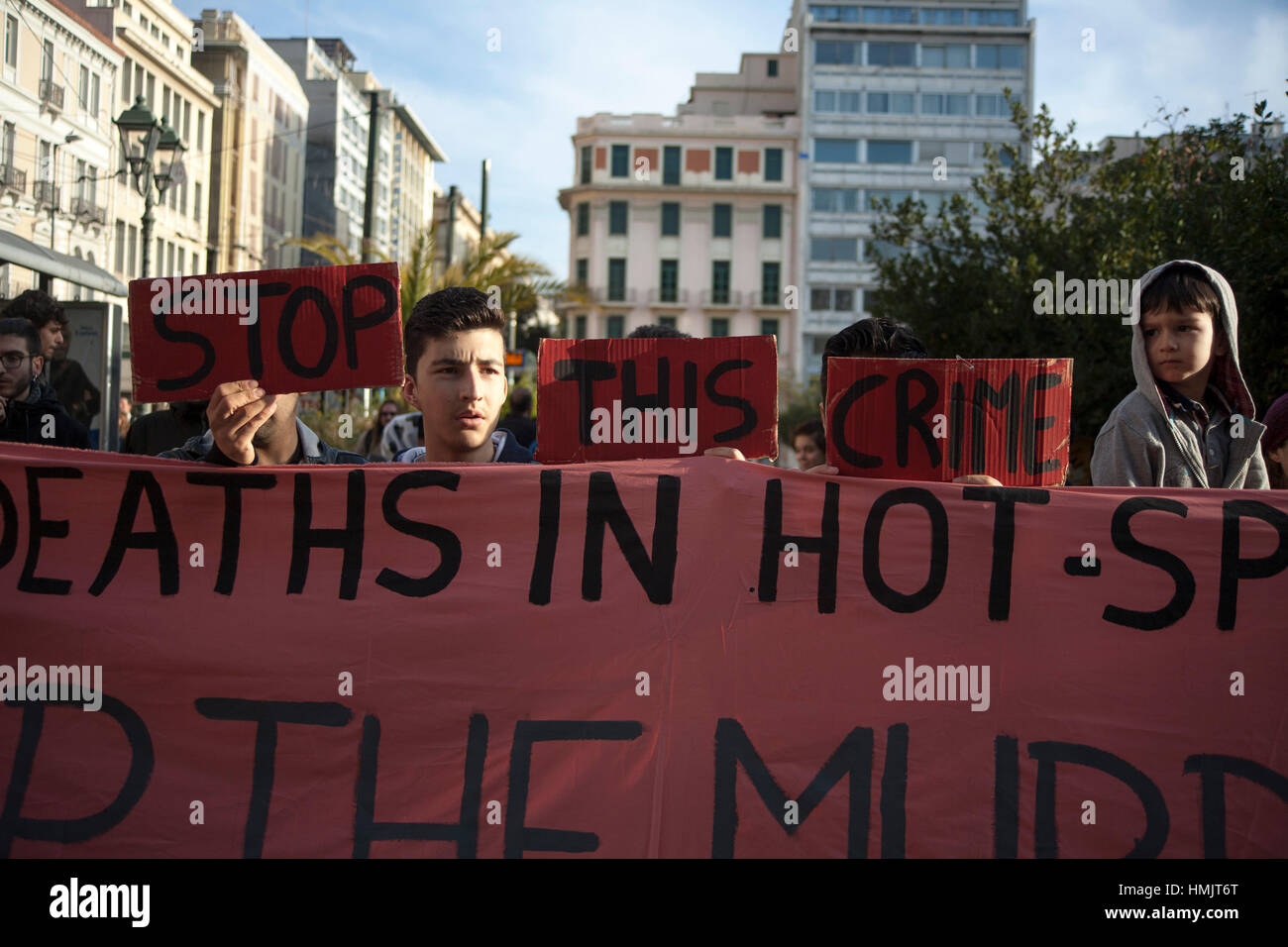 Athens, Greece. 03rd Feb, 2017. Greek antifascists and leftists ...
