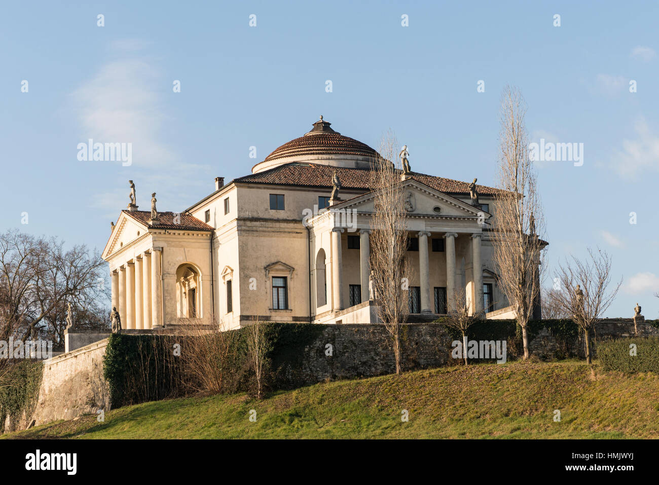 Palladio's Villa Rotonda, Vicenza Stock Photo