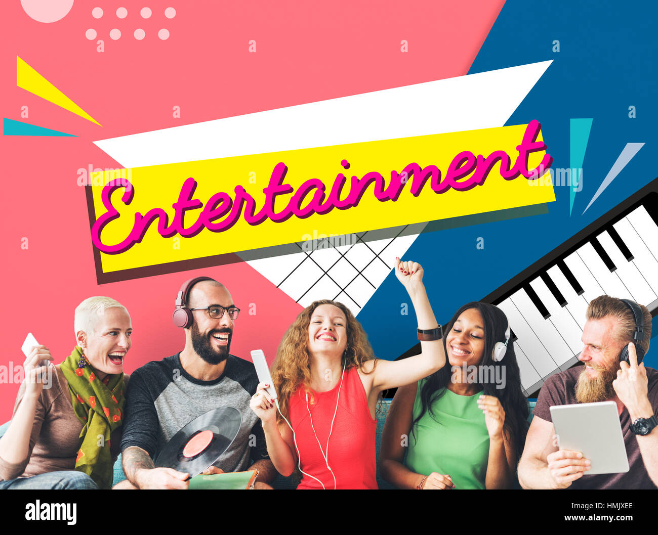 Music Lifestyle Leisure Entertainment Concept Stock Photo Alamy
