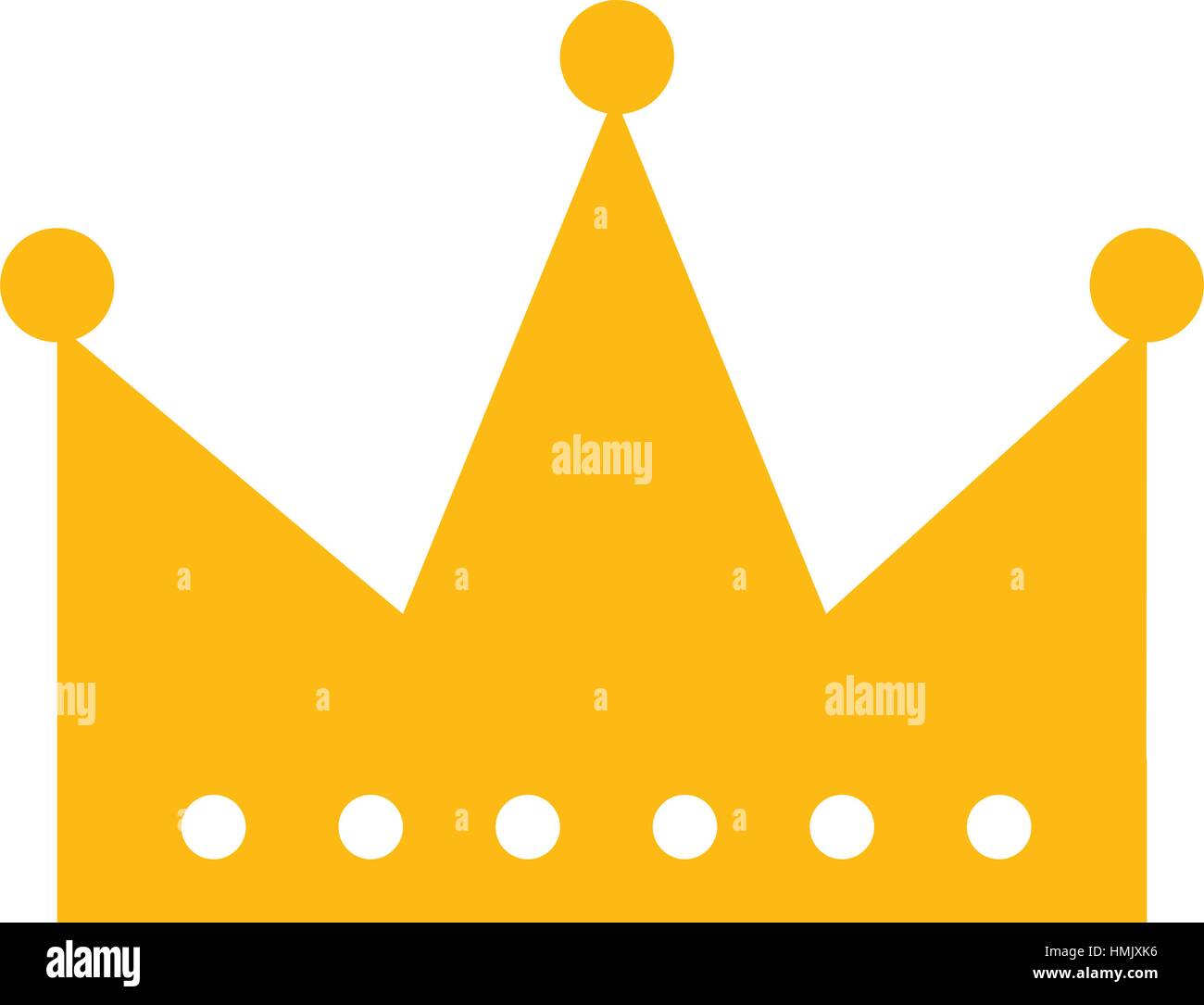king crown isolated icon vector illustration design Stock Vector Image ...
