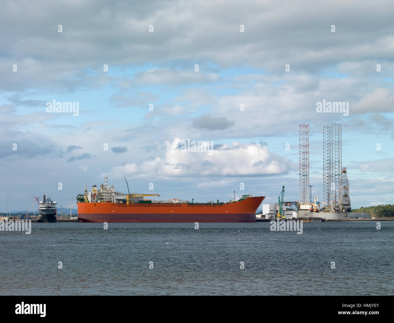 Oil Business in Scotland Stock Photo Alamy