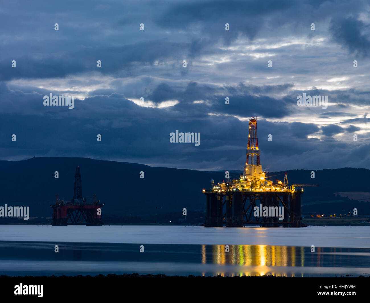 Oil Business in Scotland Stock Photo Alamy