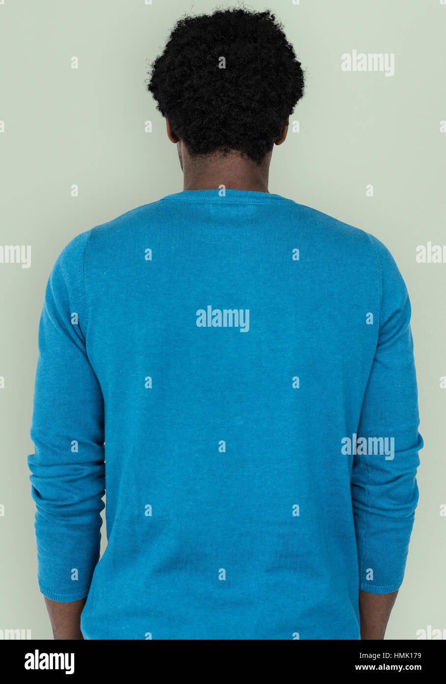 African Descent Back Facing Concept Stock Photo Alamy