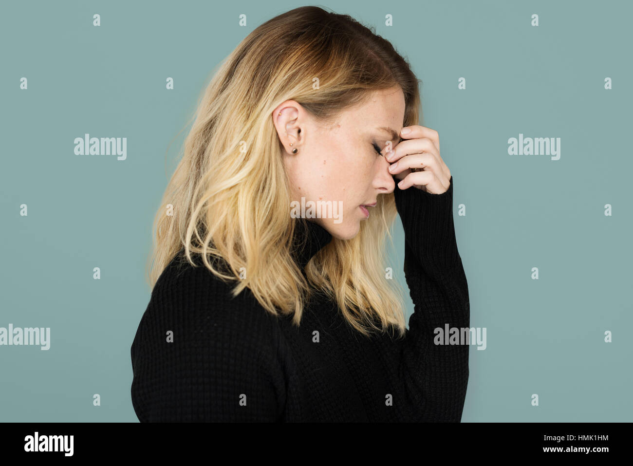 Stressed Failure Problem Sick Stress Unhappy Concept Stock Photo - Alamy
