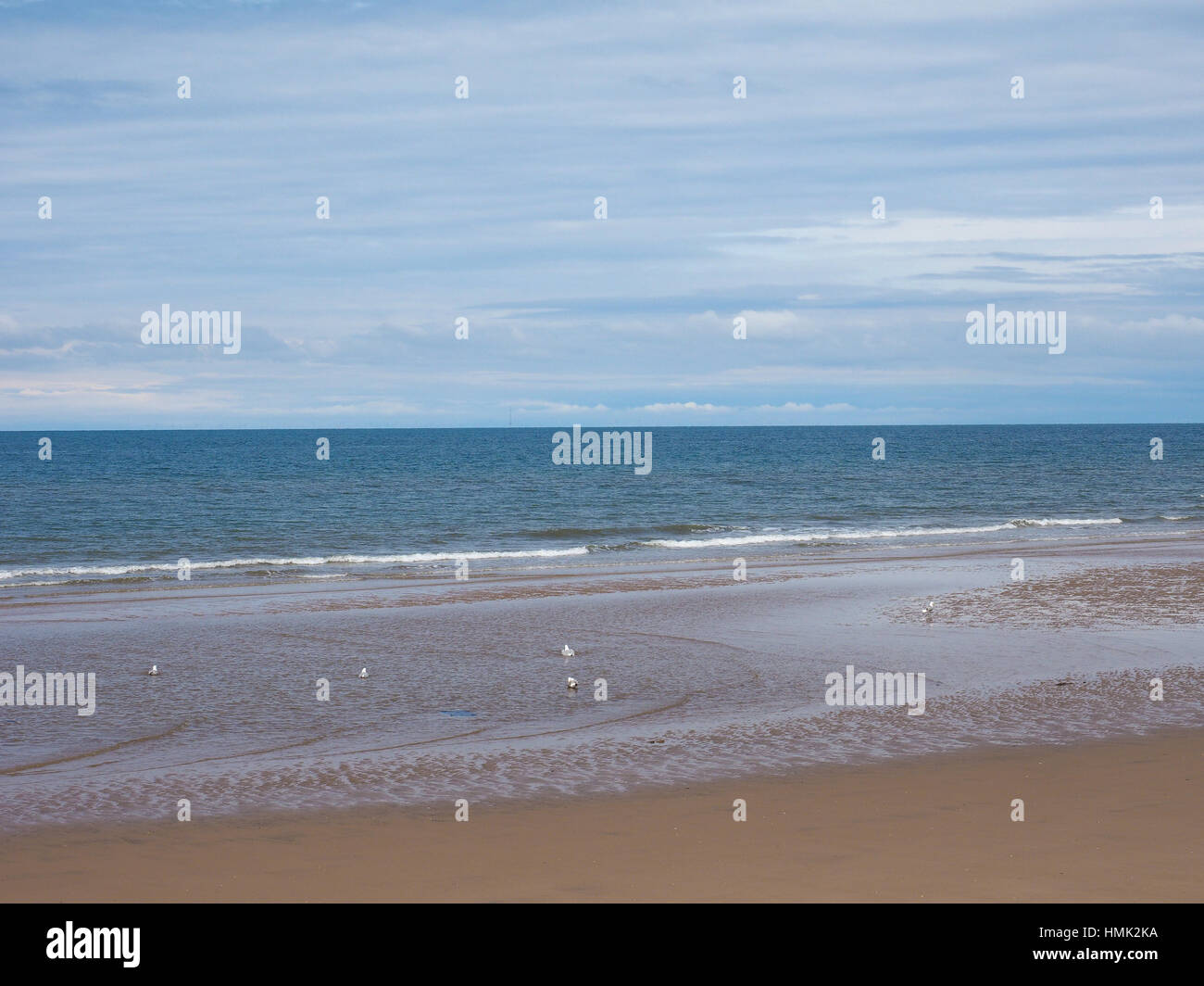 Empty sea seen from the beach useful as a background Stock Photo - Alamy