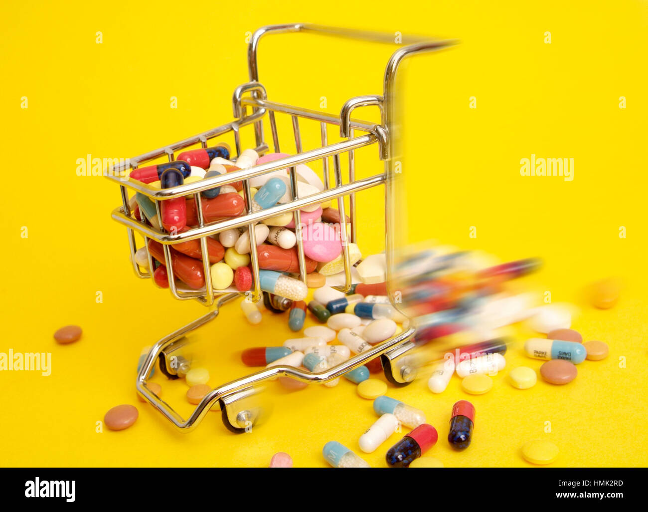 Symbolic For Consumption Of Tablets Stock Photo Alamy