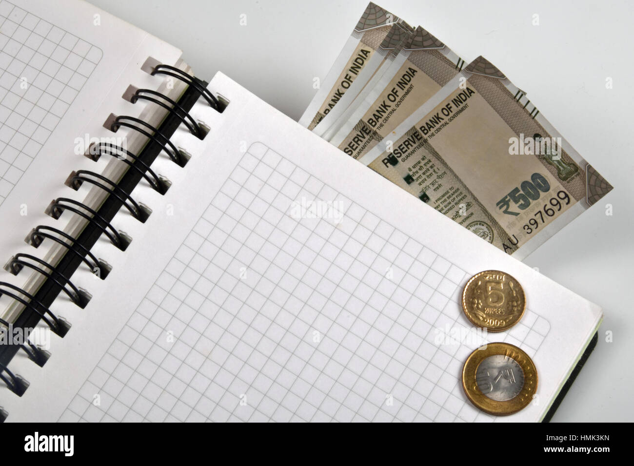 New Indian currency Stock Photo