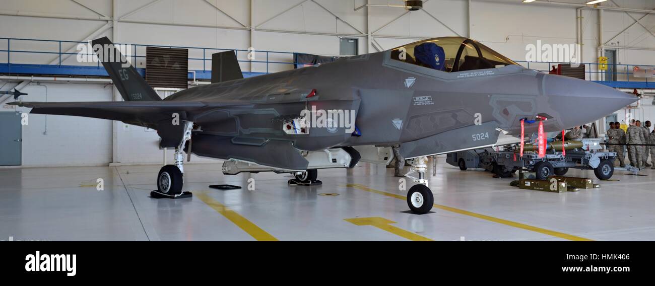 Valparaiso, FL, USA - February 3, 2017: A U.S. Air Force F-35 Joint ...