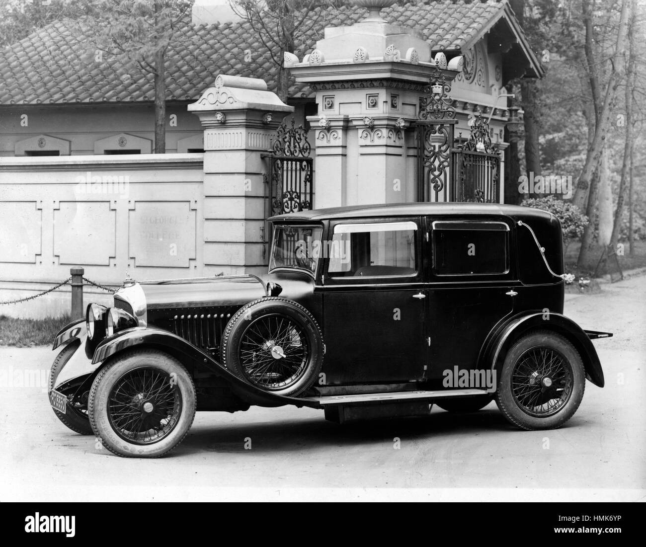 1930 Bentley 4.5 litre Weymann body Stock Photo