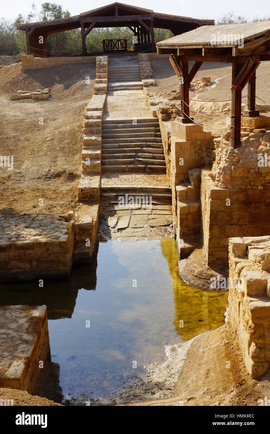 Holy Land. Site of Jesus´ baptism. Jordan River. Jordan Stock Photo - Alamy