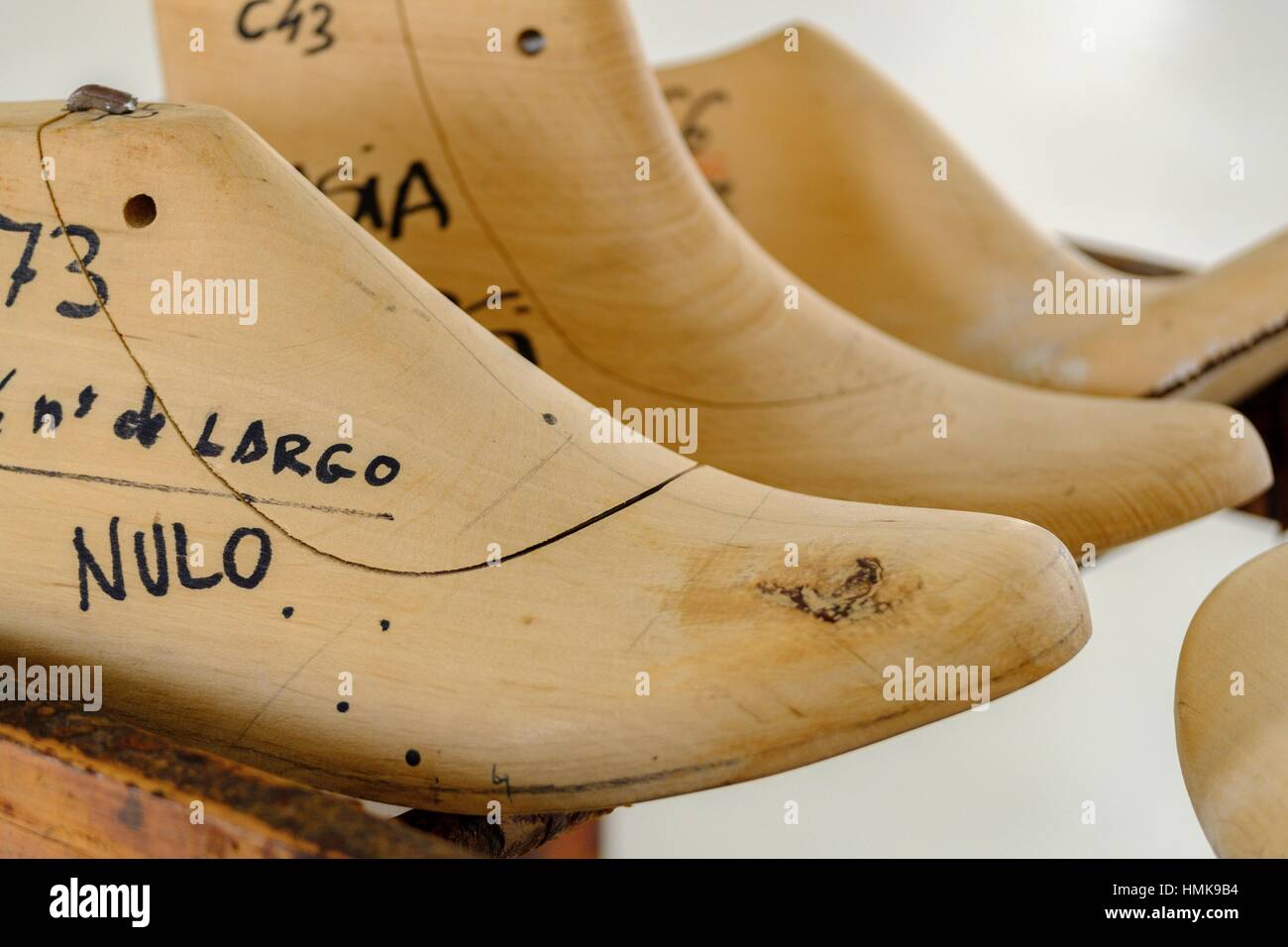 horma de zapato, Museo del Calzado y de la Piel , Inca ,Majorca, Balearic  Islands, Spain Stock Photo - Alamy