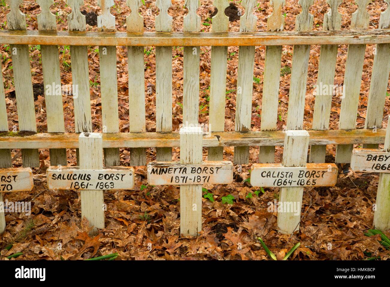 Borst graveyard site, Fort Borst Park, Centralia, Washington Stock