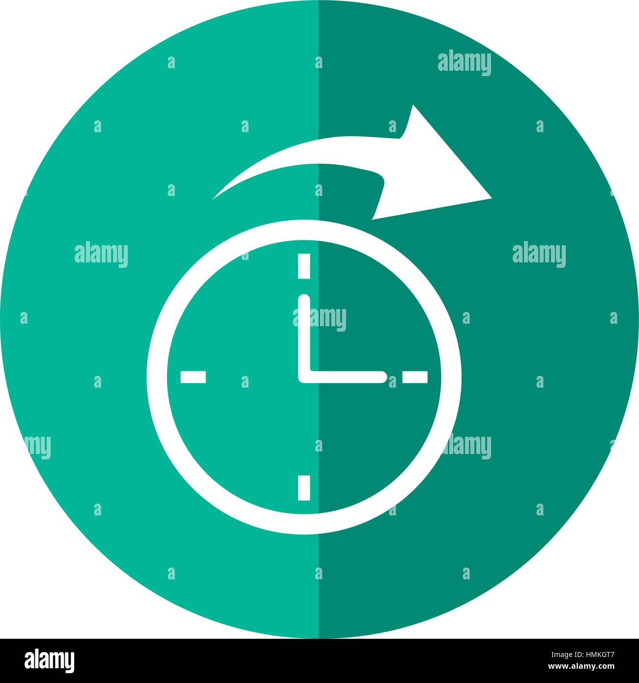 clock time arrow around shadow Stock Vector Image & Art Alamy