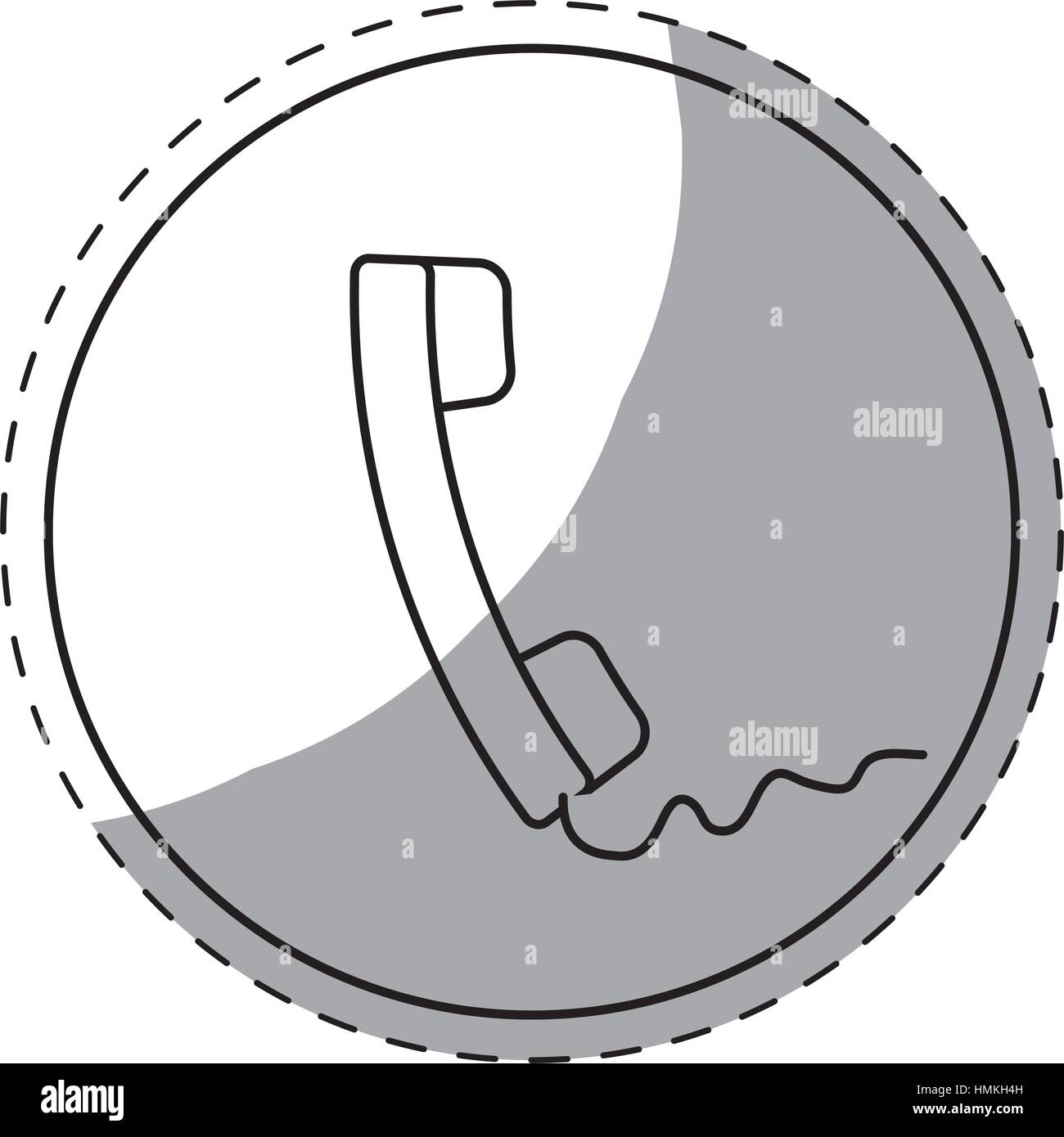 landline phone button icon image vector illustration design Stock ...
