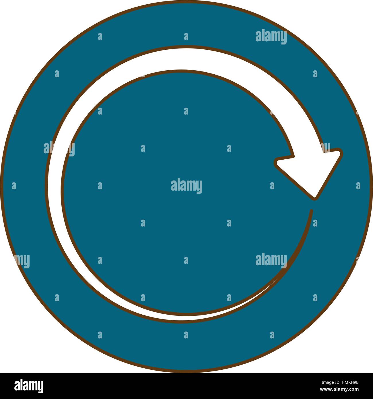 circle arrow icon image vector illustration design Stock Vector Image ...