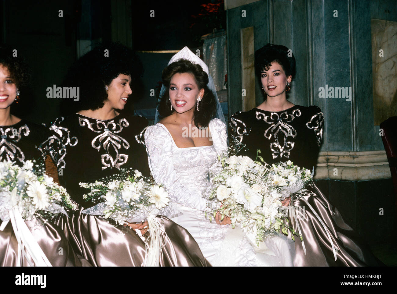 Vanessa Williams Wedding Credit Stock Photo - Alamy