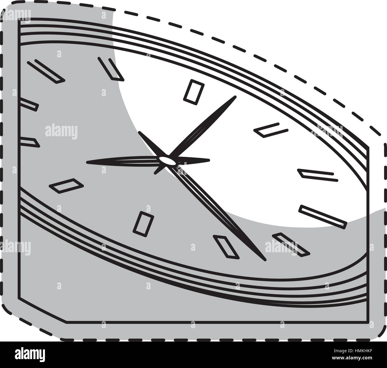 wall clock icon image design, vector illustration Stock Vector Image ...