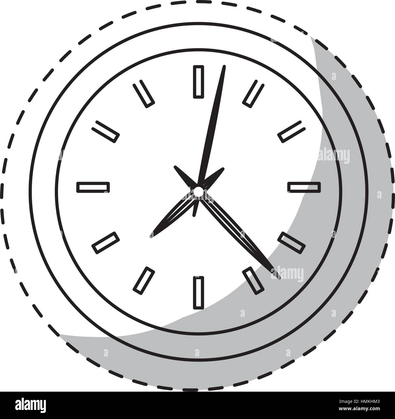 wall clock icon image design, vector illustration Stock Vector Image ...