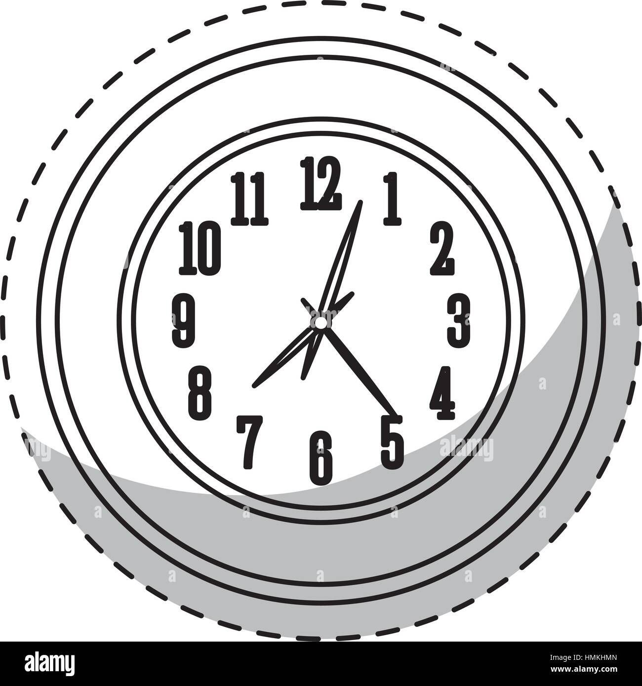wall clock icon image design, vector illustration Stock Vector Image ...