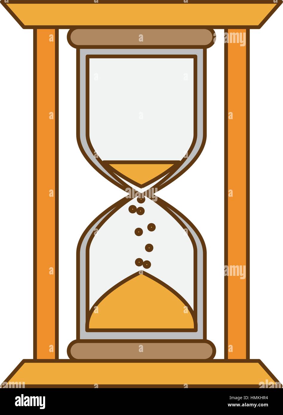 sandclock hourglass icon image vector illustration design Stock Vector ...