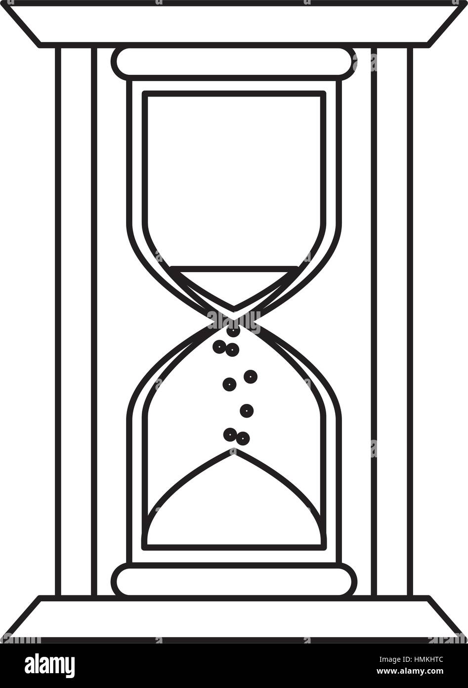 sandclock hourglass icon image vector illustration design Stock Vector ...