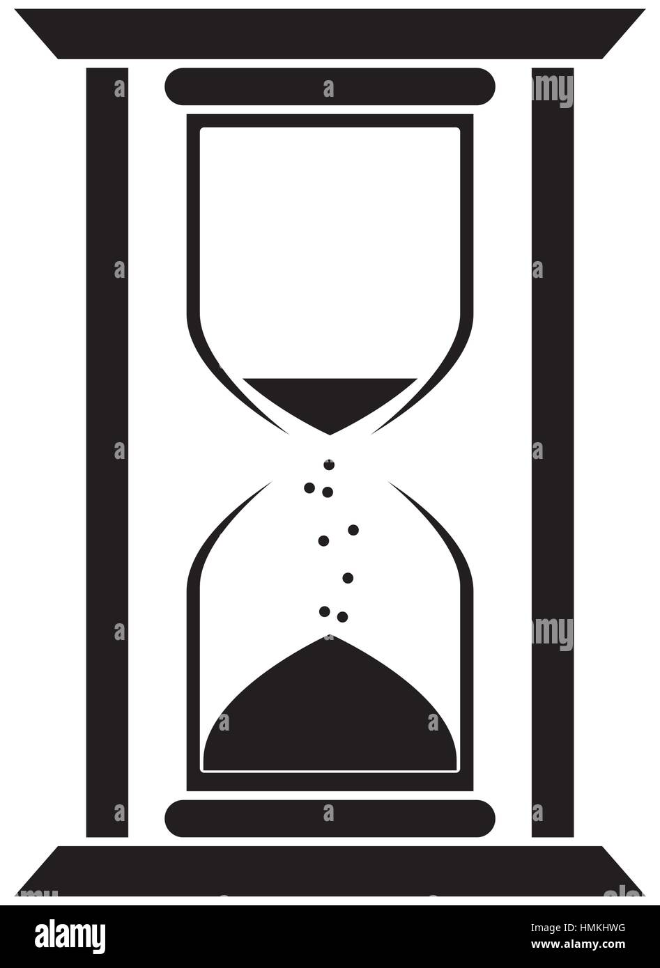 sandclock hourglass icon image vector illustration design Stock Vector ...