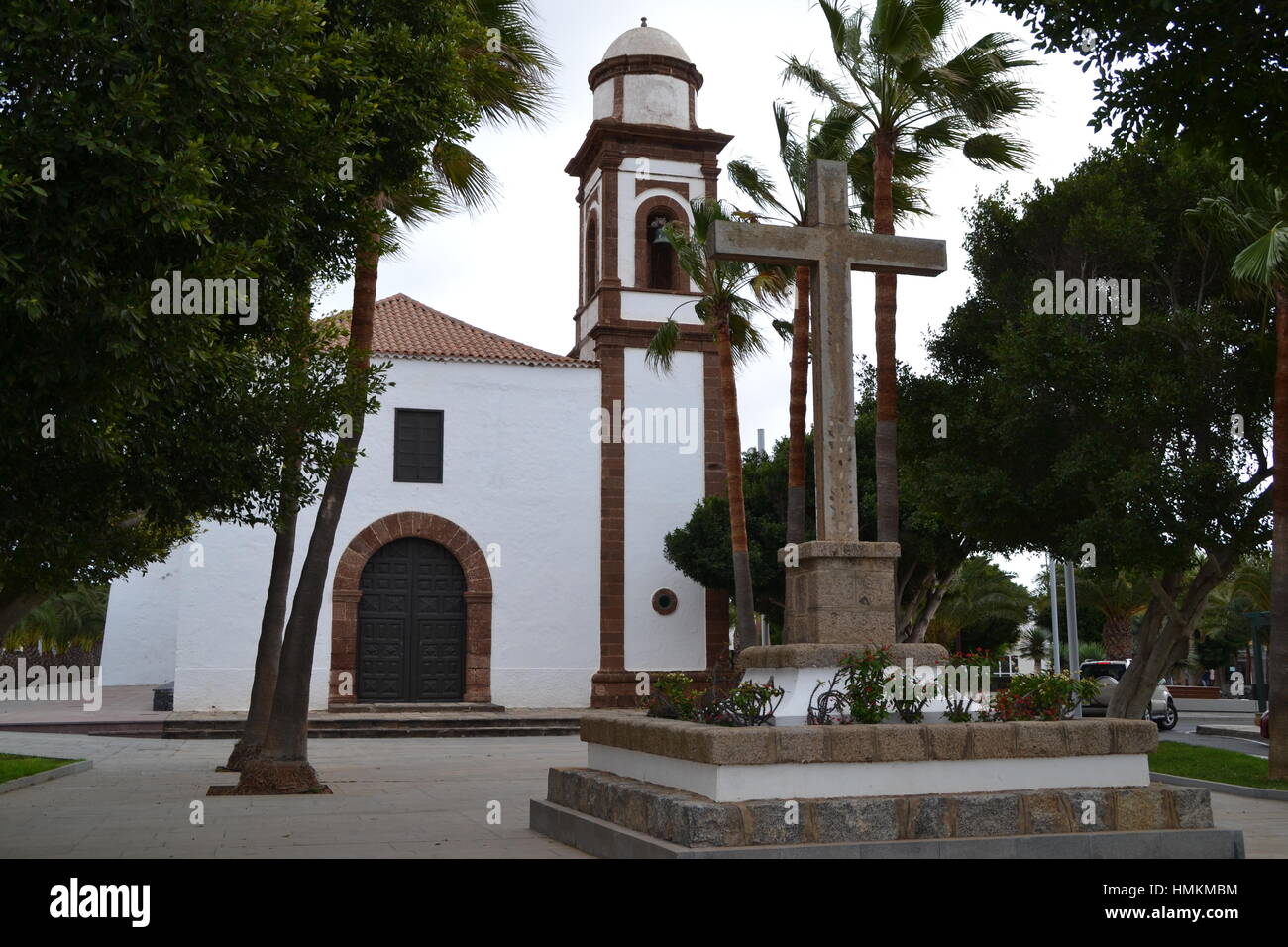 Colourful christian church in countryside of the island Stock Photo - Alamy