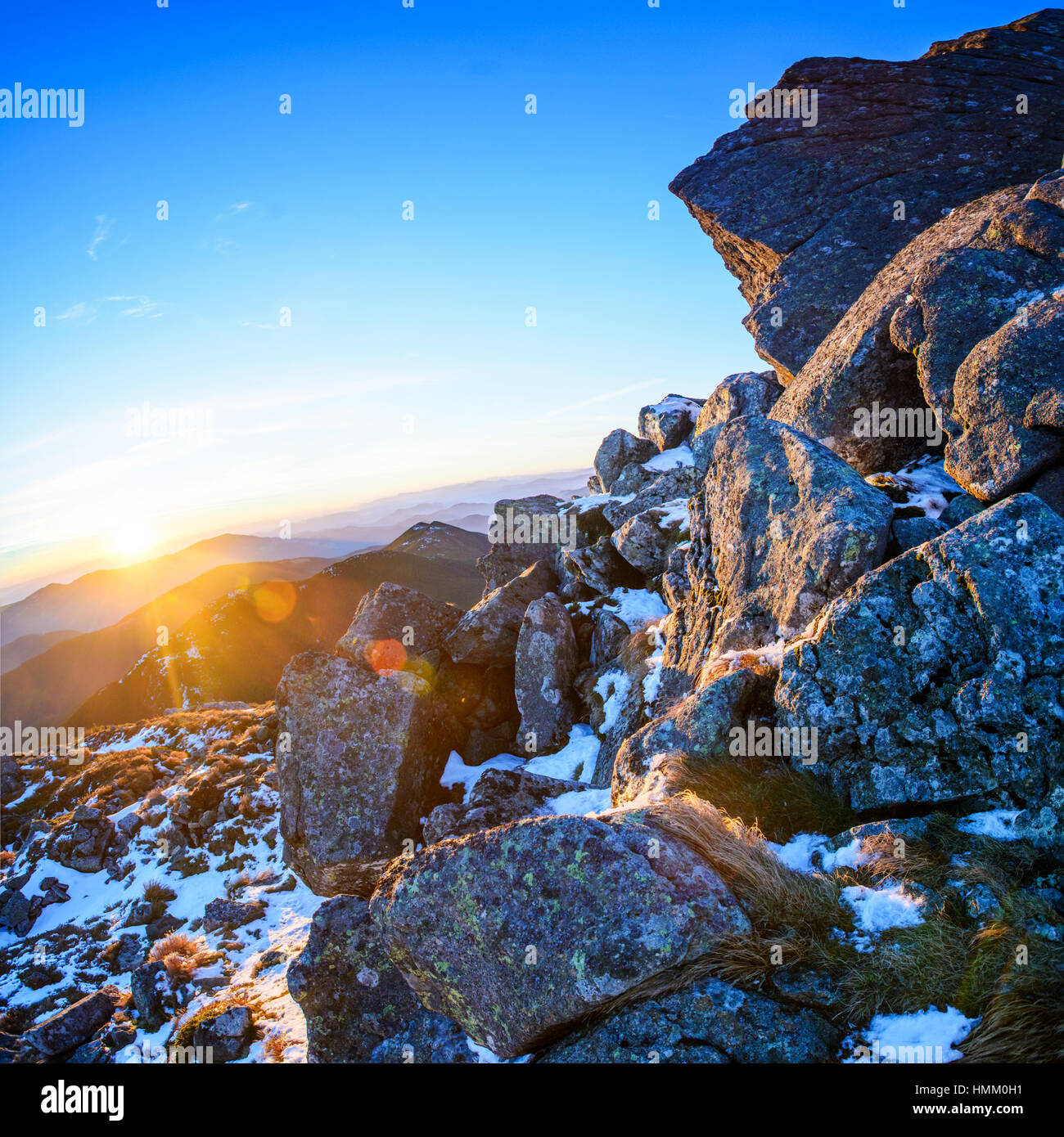 magnificent panorama of sunrise Stock Photo - Alamy