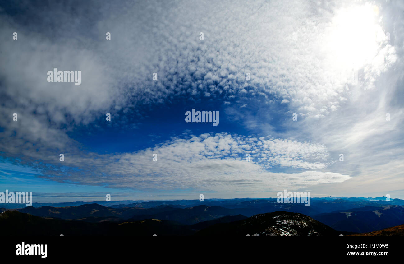 beautiful blue sky with white clouds Stock Photo - Alamy