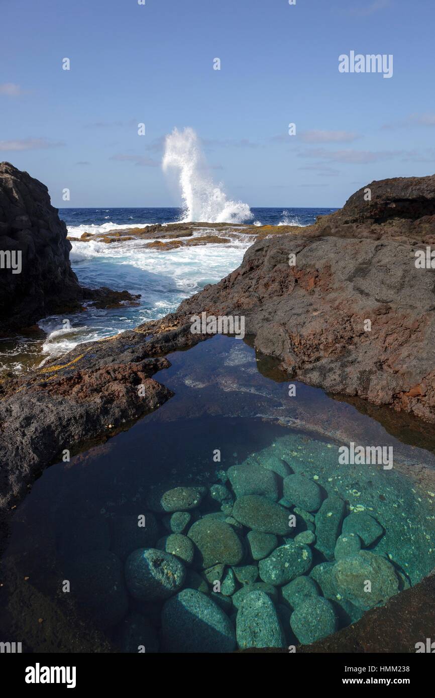 Charco Manso, El Hierro, Canary Islands, Spain Stock Photo - Alamy