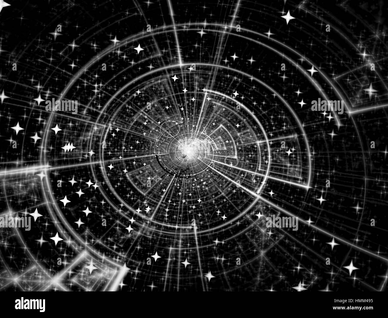 Image of the cosmos Black and White Stock Photos & Images - Alamy