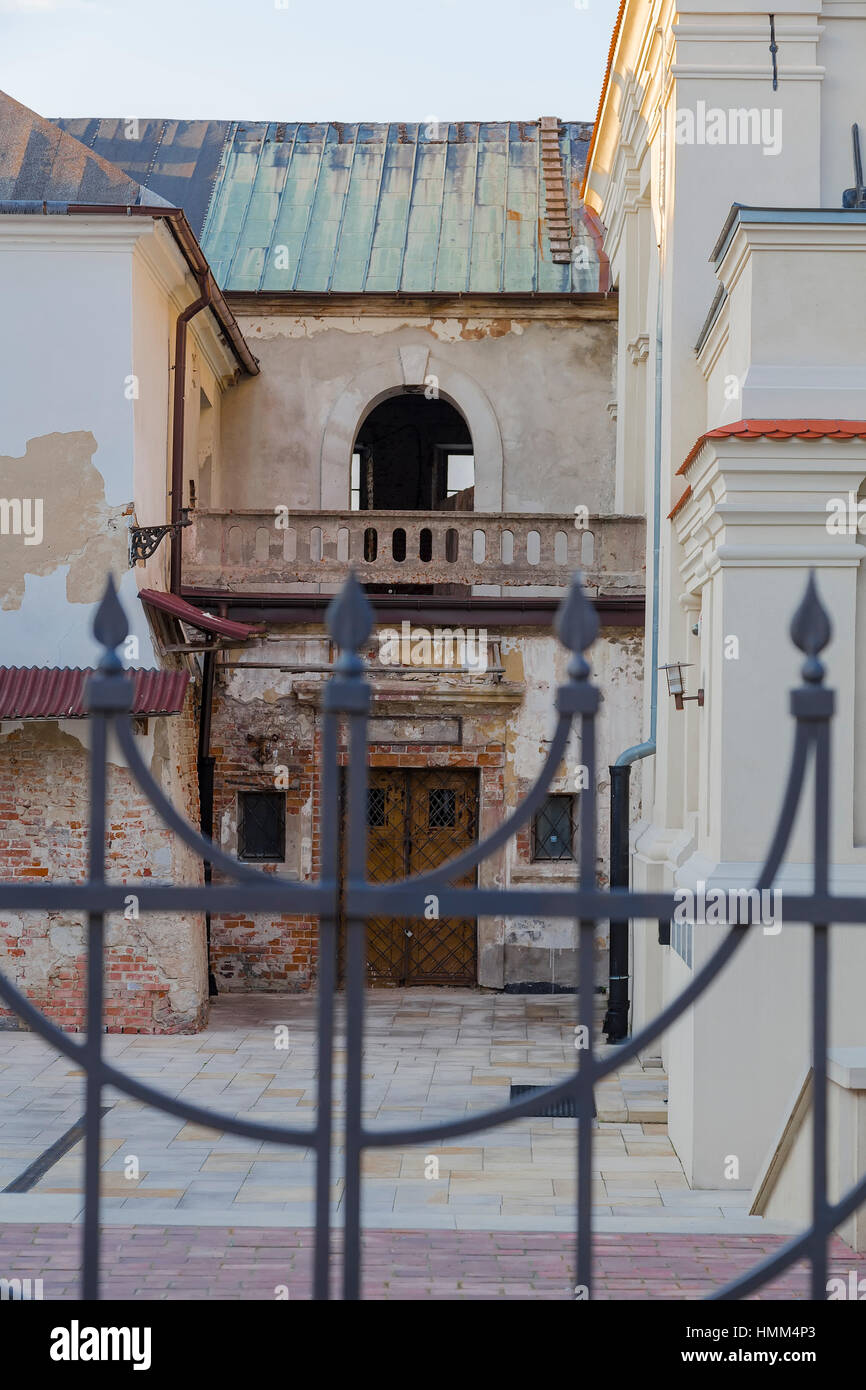 The old part of the synagogue. Zamosc. Poland Stock Photo