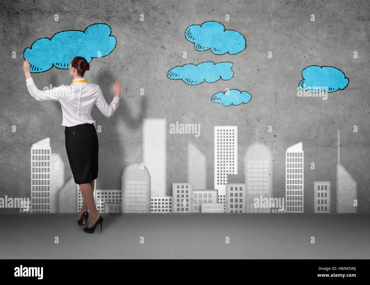 Architect at work Stock Photo - Alamy