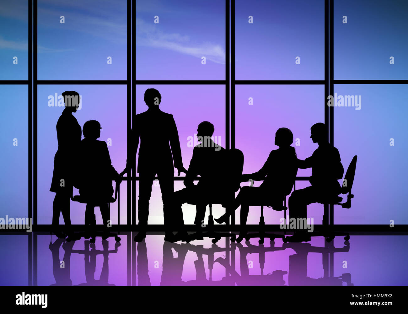 Businessteam at work Stock Photo - Alamy