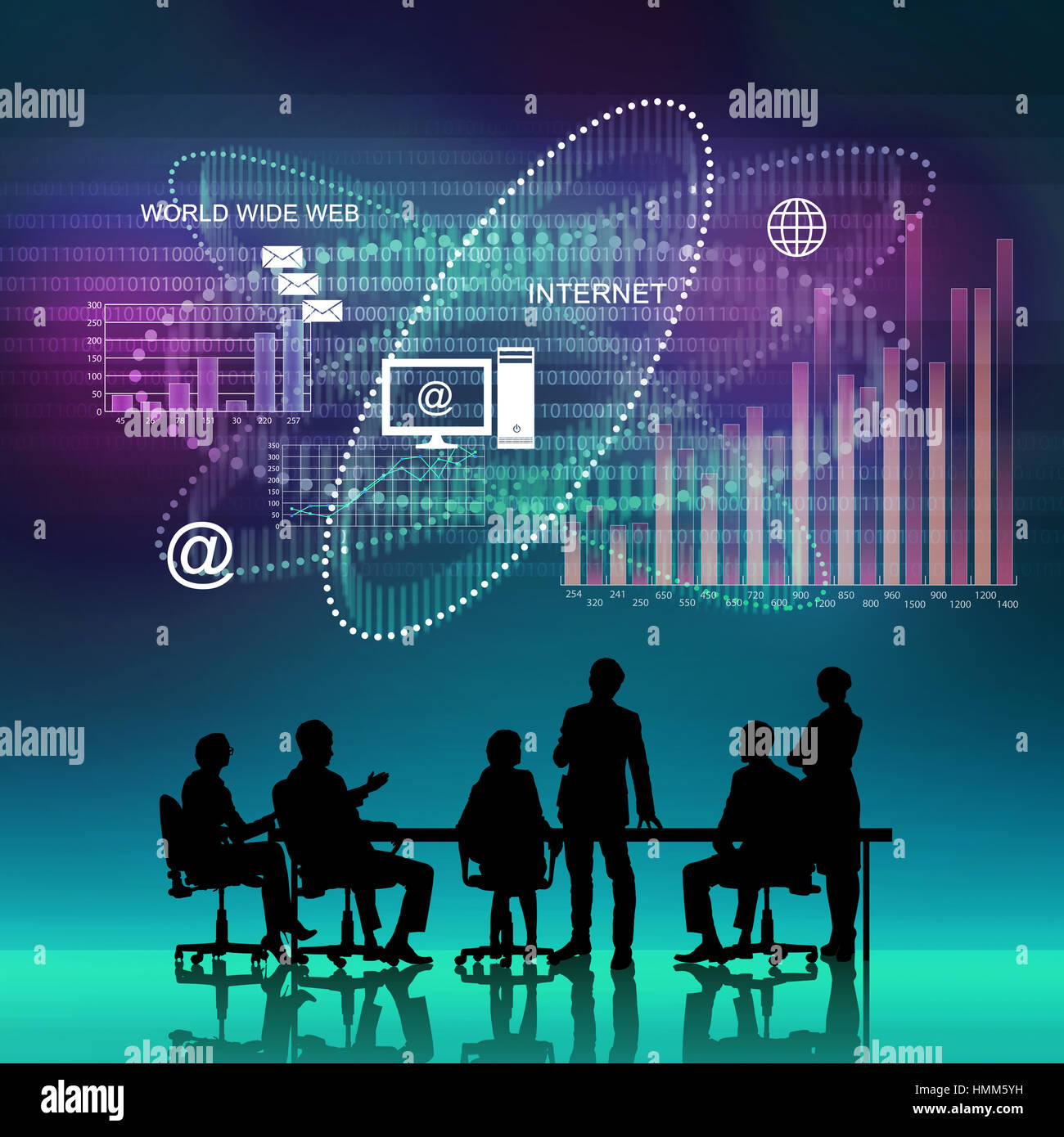 Businessteam at work Stock Photo - Alamy