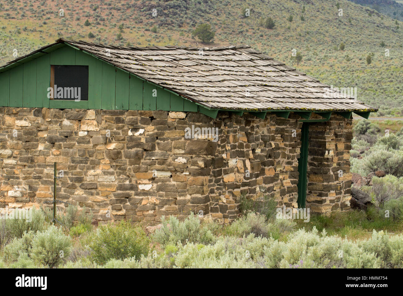 Southern Rock Building, Camp Gap Ranch, Burns District Bureau of Land