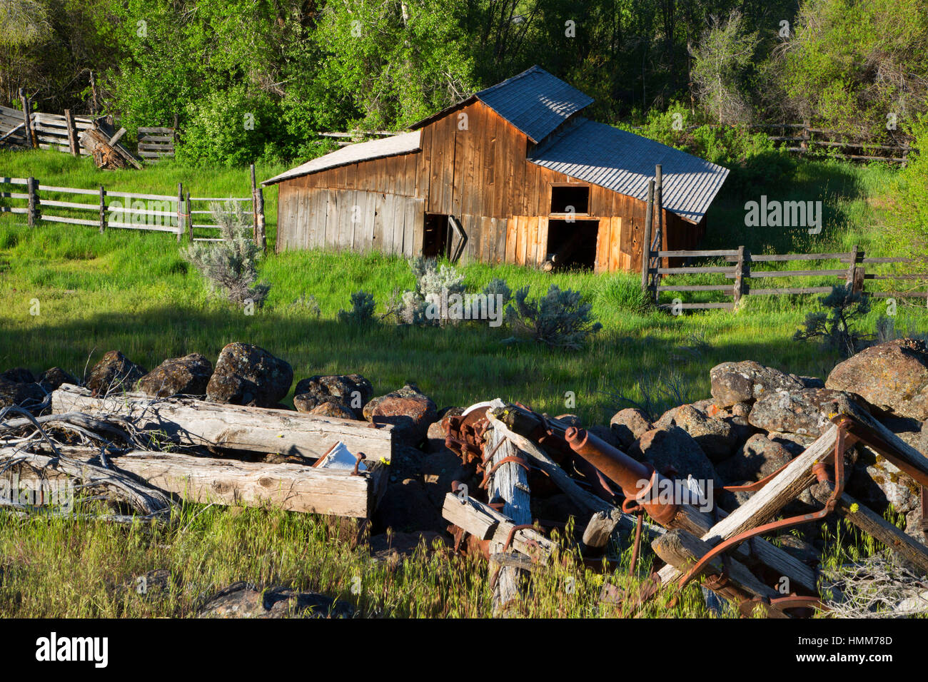Barn Riddle Brothers Ranch National Historic District Donner Und